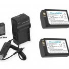 TWO 2X ED-BP1900US Batteries + Charger for Samsung EVNX1ZZZBZBUS, EVNX1ZZZBMBUS