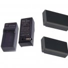 TWO 2X Batteries + Charger ED-BP1410 for Samsung EC-WB2200BMBCL EV-NX30ZZBGBU