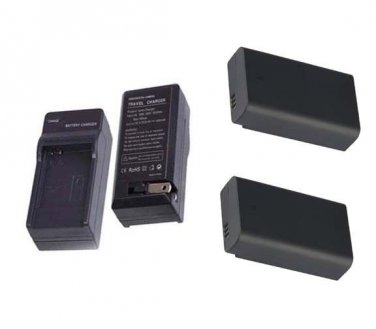 TWO 2X Batteries + Charger ED-BP1410 for Samsung EC-WB2200BMBCL EV-NX30ZZBGBU