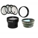Wide Lens + Tele Lens + Macro Close Up + Tube for Nikon Coolpix P80 Digital