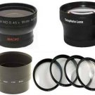 Wide Lens + Tele Lens + Close Up Set + Tube bundle for Nikon L810 L820 L840 L830