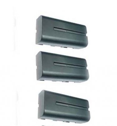 THREE 3X NP-F330 NP-F550 NP-F560 NP-F570 Batteries for Sony AX2000 FX1 FX1000