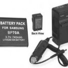 Battery +Charger f Samsung EC-TL105ZBPBUS ECTL105ZBPBUS