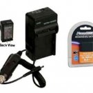 Battery + Charger for Olympus PEN E-P1 EP1 E-P2 EP2