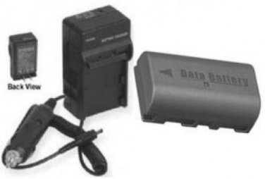 Battery + Charger for JVC GR-D771US GR-D771EK GR-D771EX GRD771EK GRD771EX GRD775