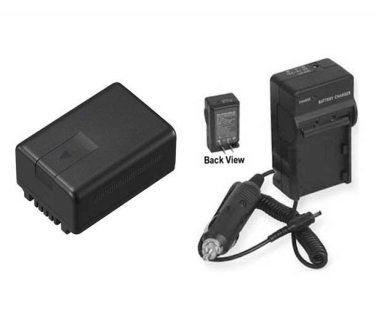 Battery + Charger for Panasonic HDC-SD40P HDC-TM40 HDCSD80K HDCTM80 HDCSD40P