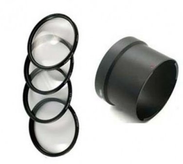 MACRO CLOSE UP Lens 4 Kit + Tube adapter bundle for Sony DSC-H7 DSC-H9 DSC-H50