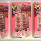 3X Fing'rs California Girl French Desserts Cherries Jubilee Color Nail Kit 2283