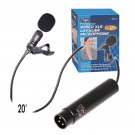 XM-L2 Lavalier Lapel Clipon Condenser Microphone with XLR input