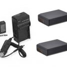 2X Batteries + Charger for Canon EOS REBEL T5 EOS 1200D EOS REBEL T3 EOS 1100