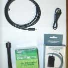 Accessory KIT Wide Lens + Charger + Mini Hdmi + Tripod for Canon HF R20 HF R21