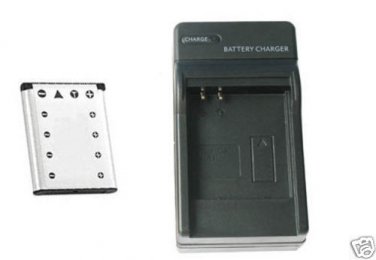 Battery + Charger for Casio EXZS5B EX-ZS5S EX-ZS5O EX-Z800 EX-Z800BK EX-Z800BE