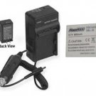 Battery + Charger for Sanyo VPC-E6EX VPC-E60EX VPC-J4EX VPCC1EX VPCC4E VPCC4EX