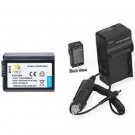 Battery + Charger for Sony NEX-3 NEX3A/R NEX3K/B NEX3K/S NEX3K/R NEX-5C NEX-5A