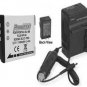 DL168 DL-168 Battery + Charger for Pentax S10 S12 S-10