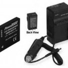 Battery + Charger for Panasonic DMCFX68N DMCFX68V DMCFX700 DMC-FX700S DMC-FX700K