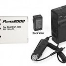 Battery +Charger for Casio EX-S200PK EXS200PK EX-S200SR