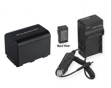 Battery + Charger Sony DCR-SR35E DCR-SR36 DCR-SR36E DCR-SR52 DCR-SR52E DCR-SR55