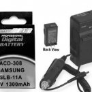 Battery + Charger Samsung EC-CL65ZZBPRUS EC-CL65ZZBPSUS