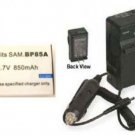 Battery + Charger for Samsung WB210 EC-WB210ZBPBUS