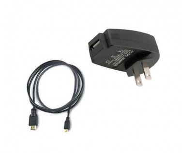 AC Adaptor Charger + Hdmi Cable for Sony NEX-F3 NEX-F3D NEX-F3K NEX-F3Y