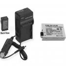 LP-E8 Battery + Charger for Canon EOS Rebel T3i 600D