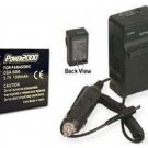 Battery + Charger for Panasonic DMCLX9 DMCLX9S DMC-FX180S DMC-FX100K DMC-FX100S