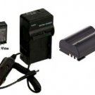 BLM1 BLM01 Battery + Charger for Olympus C-5060 C-7070 C-8080 E-1 E-3 E-30 E-520