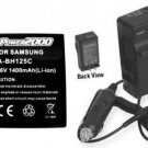 Battery + Charger for Samsung HMX-R10BN/XXA HMX-R10BP