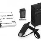 Battery + Charger for Casio EXZR100B EX-H30BK EXH30BK EXH30 EXZR100 EX-ZR100B