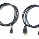 2 HDMI Cables for Fuji FujiFilm XP50 XP100 XP110 XP150 XP160 XP170 F305 EXR Z800