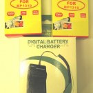 TWO 2 ED-BP1310/EP ED-BP1310 Batteries + Charger for Samsung NX20 EV-NX20ZZBSBUS