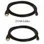 2 USB Cables for Kodak C653 C663 C703 C713 C743 C763 C813 C875 C913 C1013 CD14