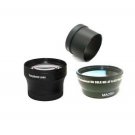 Wide Lens + Tele Lens + Tube Bundle for Panasonic Lumix DMC-LX7 Leica D-Lux 6