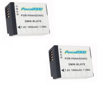 TWO 2X Batteries DMW-BLH7 DMW-BLH7PP DMW-BLH7E DMW-BLH7GK for Panasonic DMC-GM1