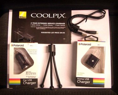 USB AC Adapter + Warranty for Nikon S3200 S4200 S6400 S9050 S9400 S9500 S3500