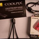 CAR USB AC Adapter + Warranty for Nikon P100 P300 P310 P330 P340 P500 P510 P520