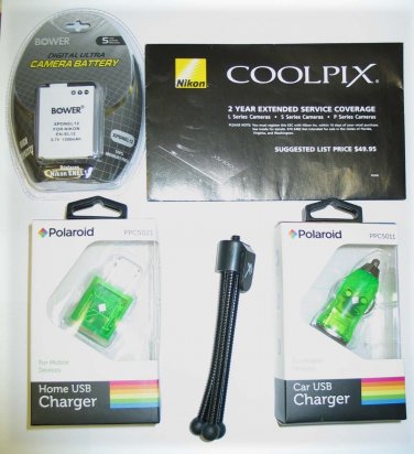 Accessory KIT for Nikon L330, P330, P340, S9050, S9400, S9500, S9600 S9700 S9900