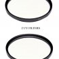 2 UV Filters For JVC GZ-HD10 GZ-HD30 GZ-HD40 GZ-HD5 GZ-HD6 GZ-MG730 GZ-MG730U