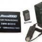 Battery + Charger for Panasonic DMCZS10T DMCZX1