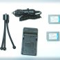 TWO (2) CS-SBLH82 Batteries + Charger for Samsung SC-MS10 SC-MS10S SC-MS10BL