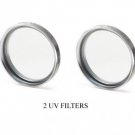 TWO UV Filters for Samsung SMX-F40SP SMX-F40RN SMX-F40RP SMX-F40LN SMX-F40LP F43