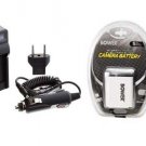 NP60DBA Battery + Charger for Casio EX-Z9PK EX-Z90 EXZ90 EXZ19 EX-S10SR EX-Z80BE