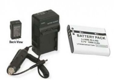 LI-50B Battery +Charger for Olympus TG805 TG810 TG610 XZ1 SZ-11 SZ30MR SZ10 SZ20