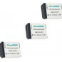 THREE 3 Batteries DMW-BLH7 DMW-BLH7PP DMW-BLH7E DMW-BLH7GK for Panasonic DMC-GM1