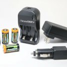 4X Batteries + Charger for Nikon F55 F6 F60 F70 F70D F80 N70 N75 N75QD N80 N80QD