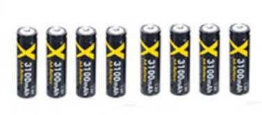 XIT 3100MAH 8 NiMH AA High Capacity Rechargeable Battery Batteries