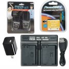 LB-060 Battery + Charger for Kodak PIXPRO AZ525 AZ521 AZ501 AZ421 AZ361 AZ362