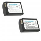 TWO 2X BP1900 ED-BP1900/US Batteries for Samsung EV-NX1ZZZBMBUS EV-NX1ZZZBQBUS