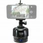 Motorized 360° Time-Lapse Mini Pan Head with Smartphone & GoPro Adapter + Remote